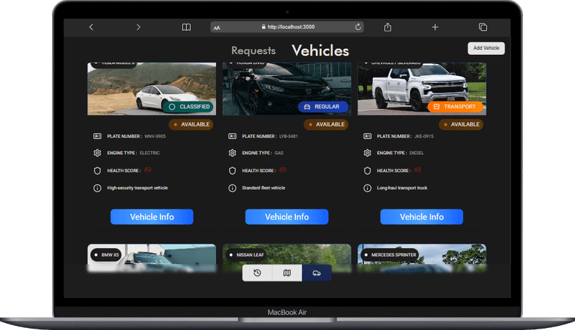 Vehicle Tracking Application