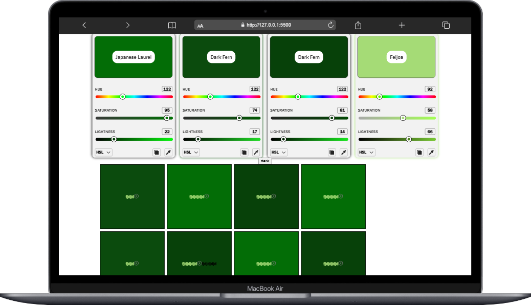 Version One Image of the Color Picker